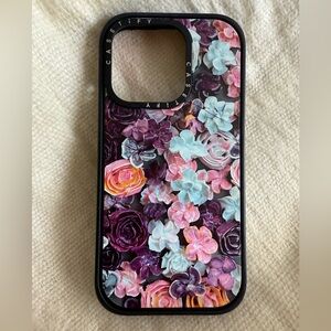 iPhone 15 Pro MagSafe Compatible Impact Case with Floral Art